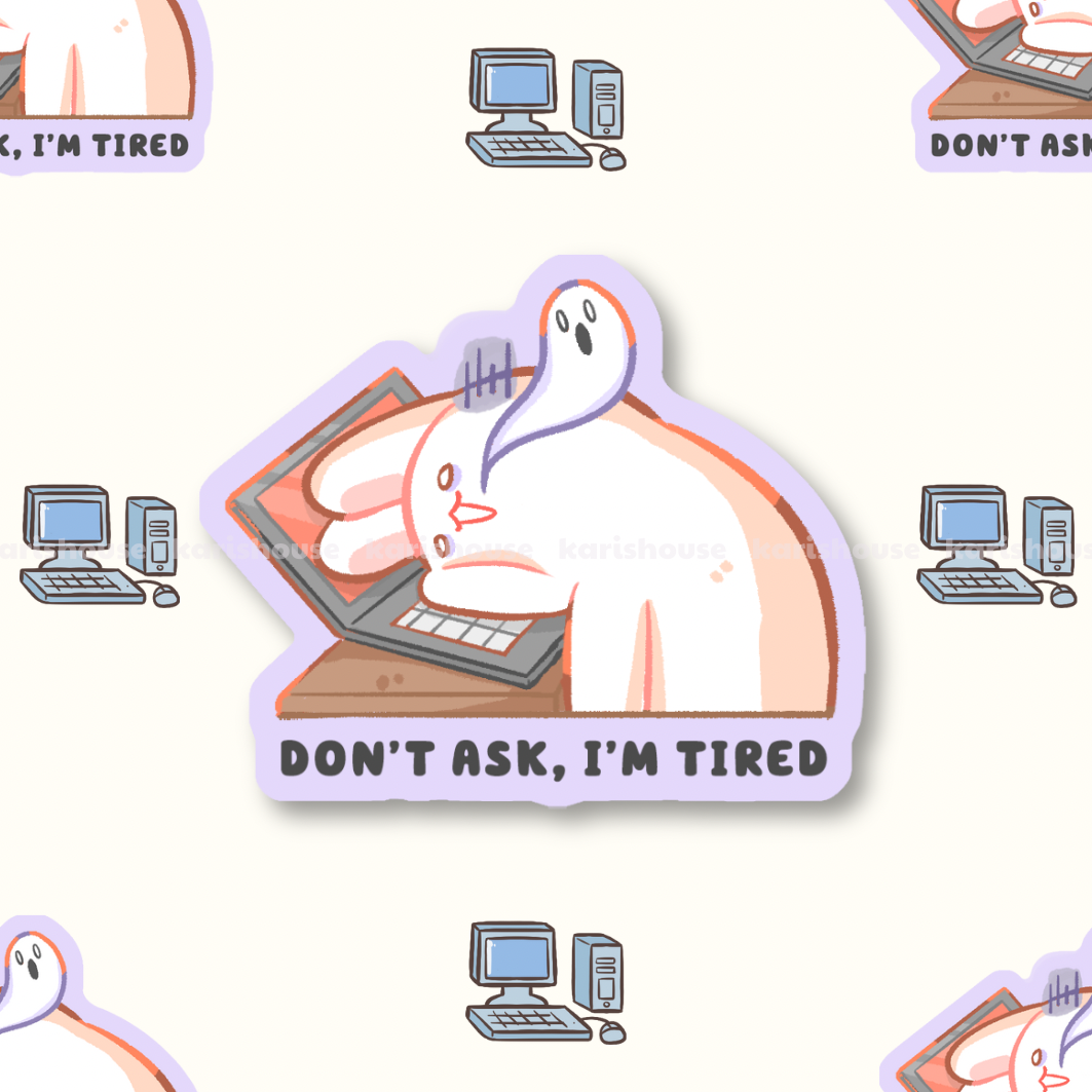 Bunny Soft Chaos Collection Sticker Die Cut