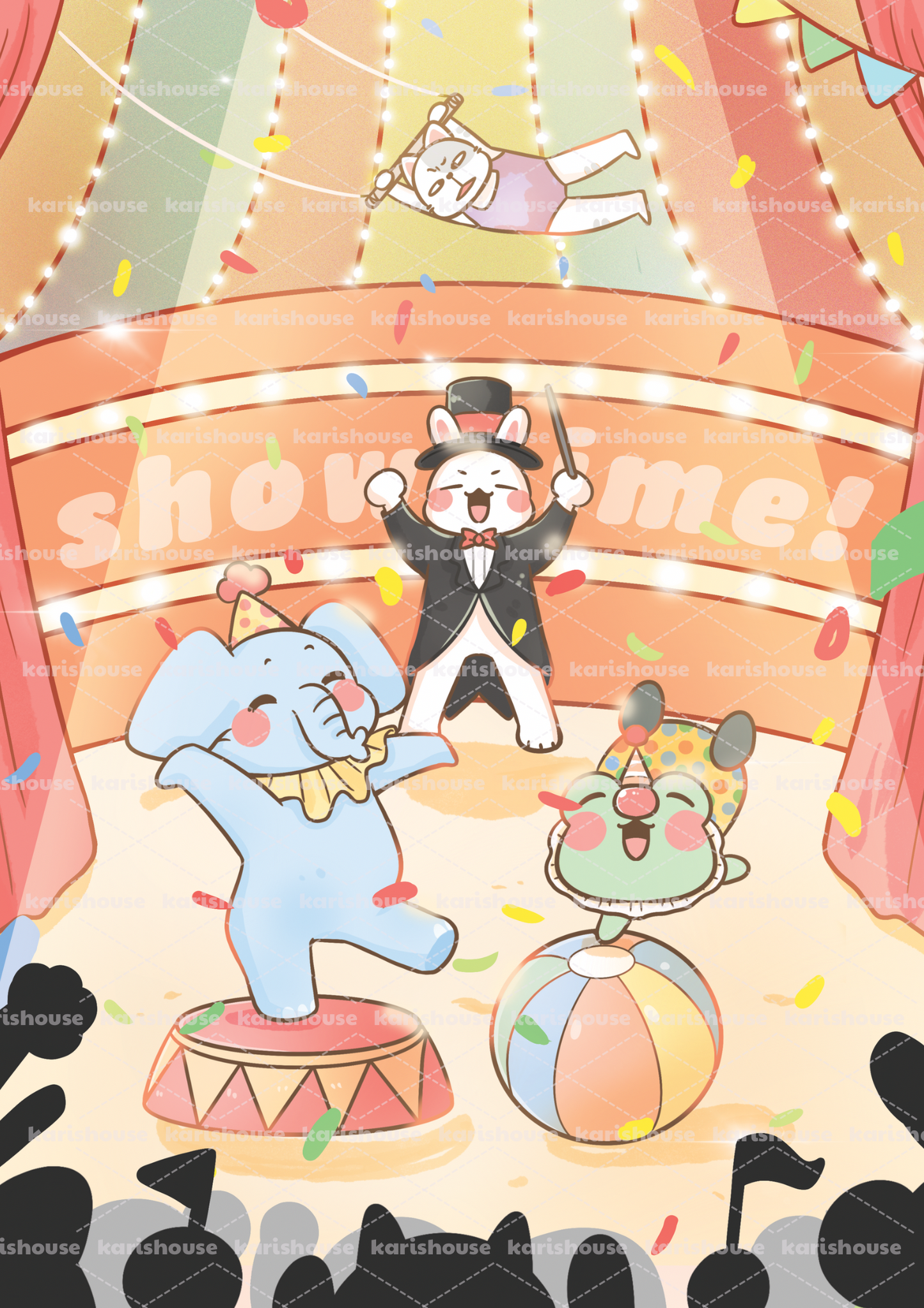 Circus Postcard