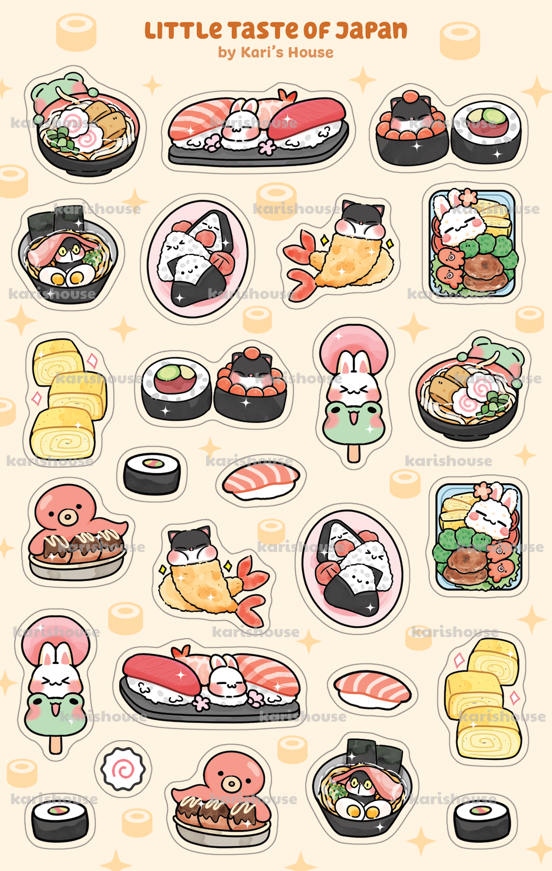 Little Taste Of Japan Sticker Sheet