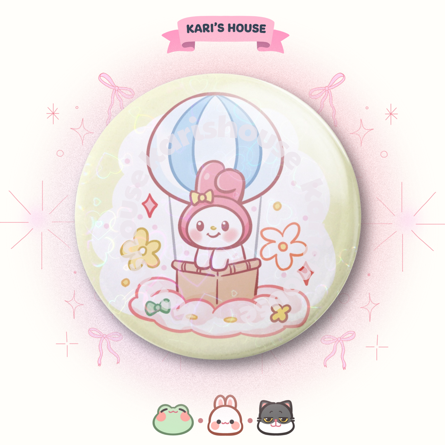 Melody Air Balloon Badge/Button Pin