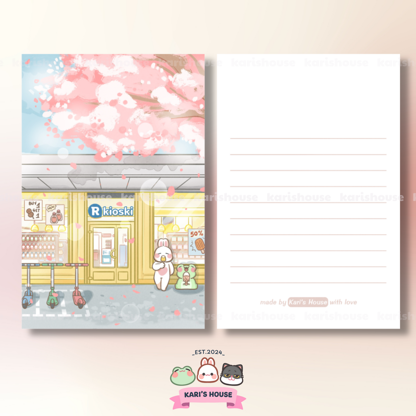 Sakura Postcard