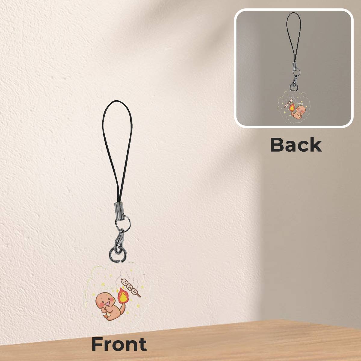 Chamander Phone Charm - Pokemon Collection