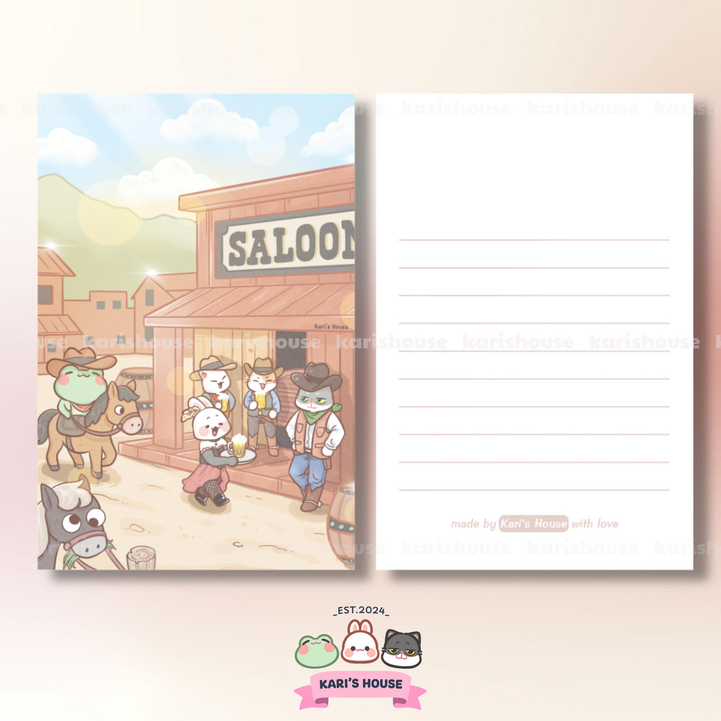 Cowboy Postcard