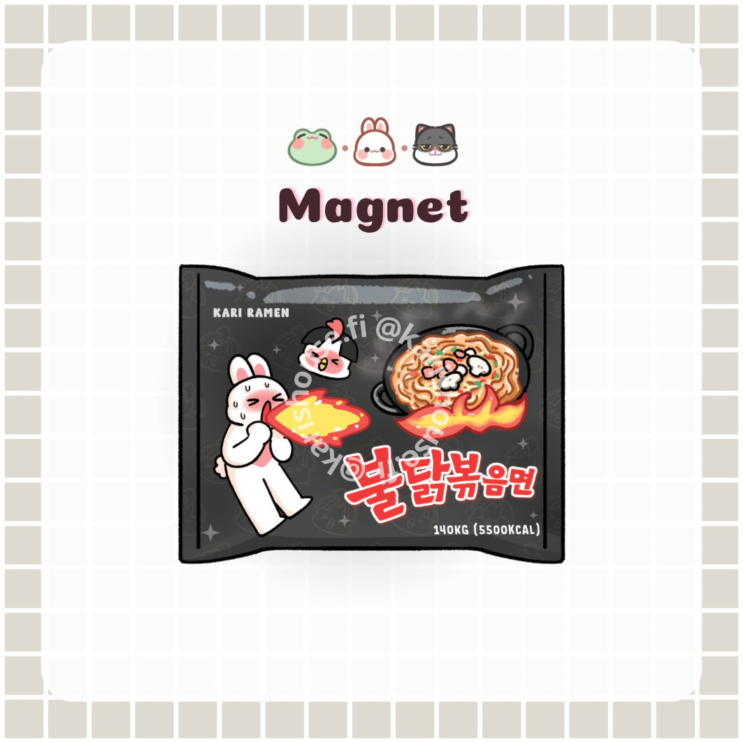 Spicy Noodle Fridge Magnet