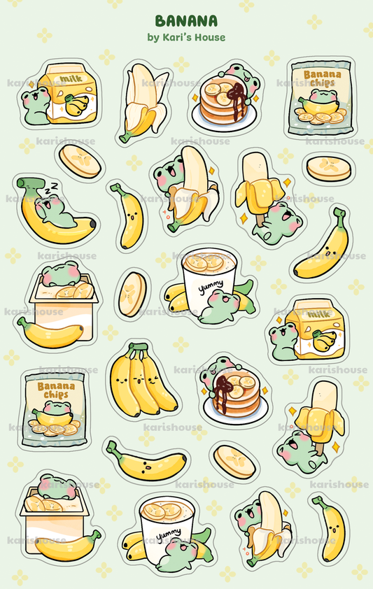 Banana Sticker Sheet
