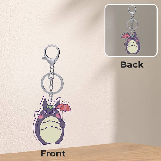 Totoro Umbrella Acrylic Keychain