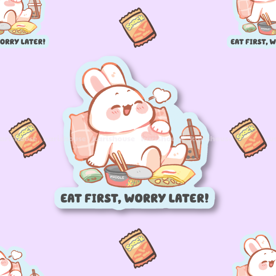 Bunny Soft Chaos Collection Sticker Die Cut