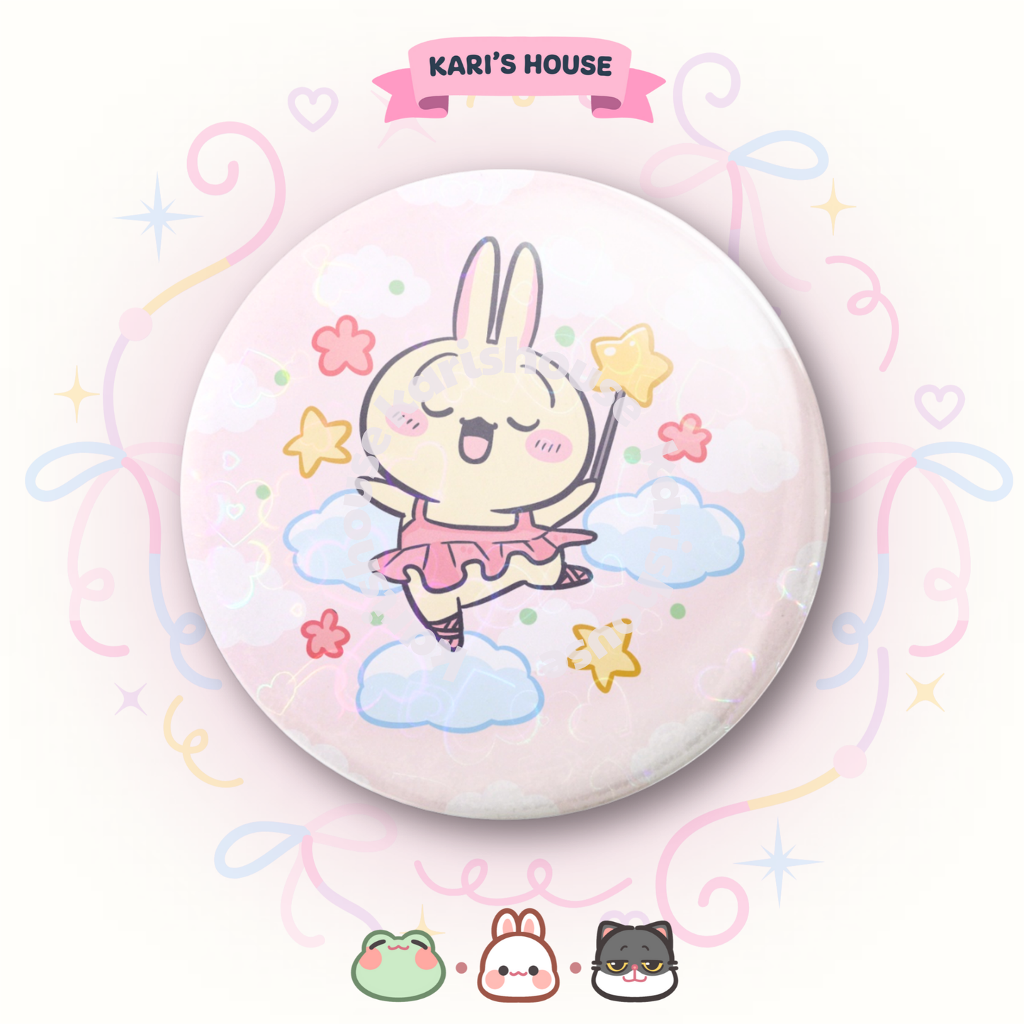 Usagi Fairy Badge/Button Pin