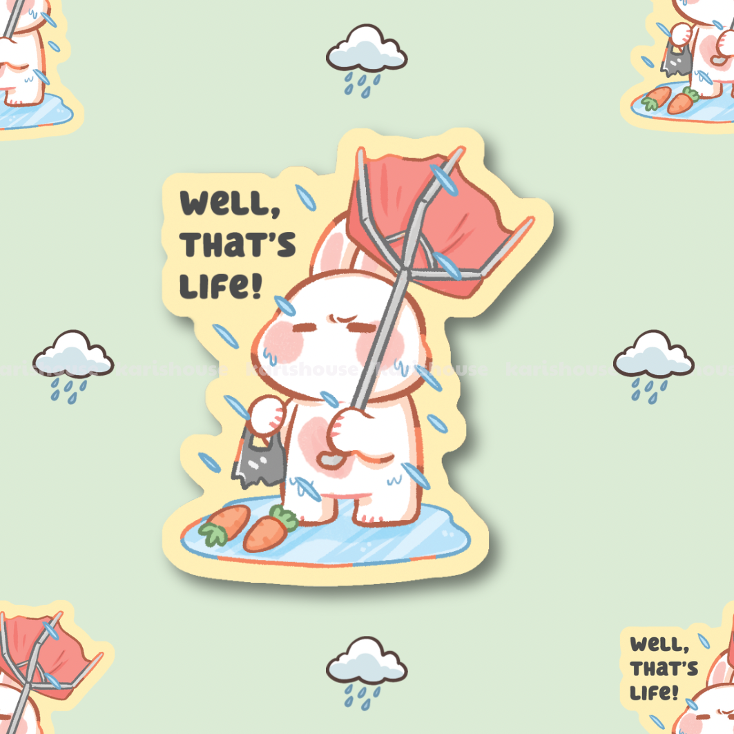 Bunny Soft Chaos Collection Sticker Die Cut