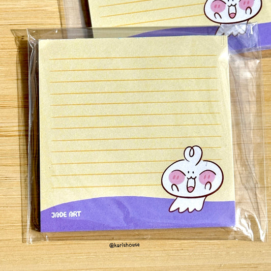 Shy Smile Notepad - Jade Art