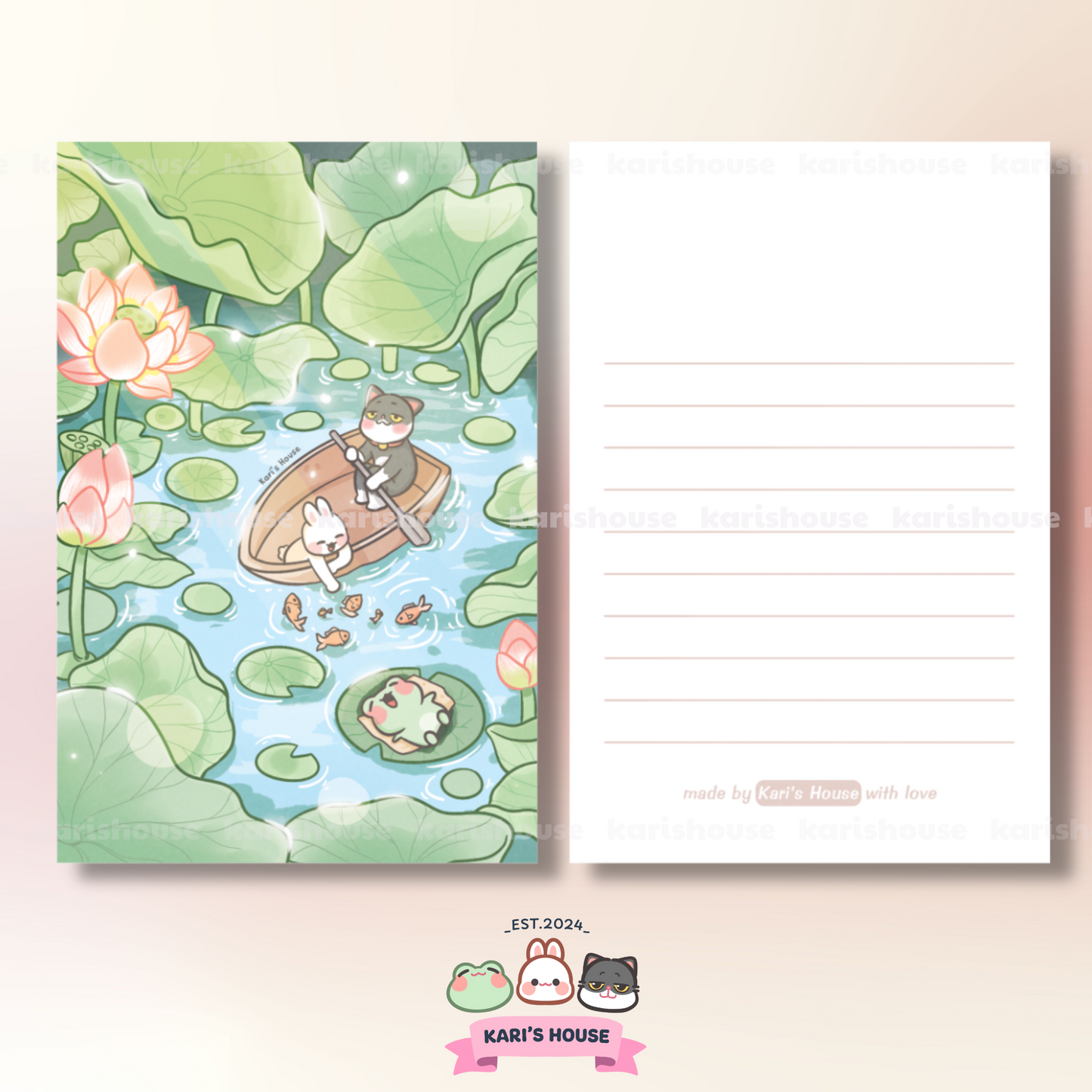 Lotus Lake Postcard