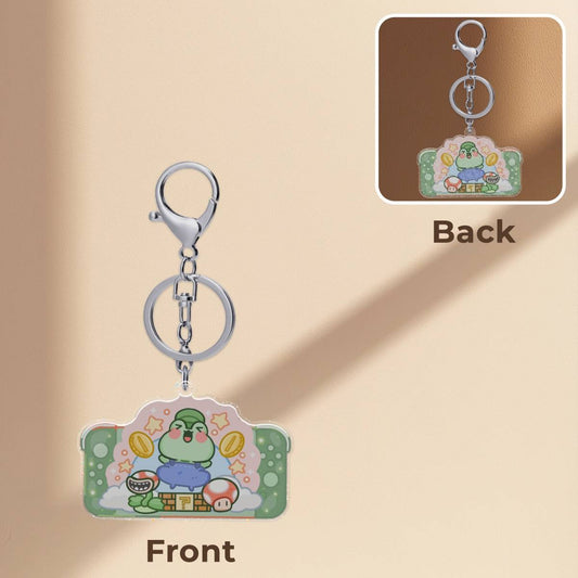 Froggy Nintendo Acrylic Epoxy Keychain
