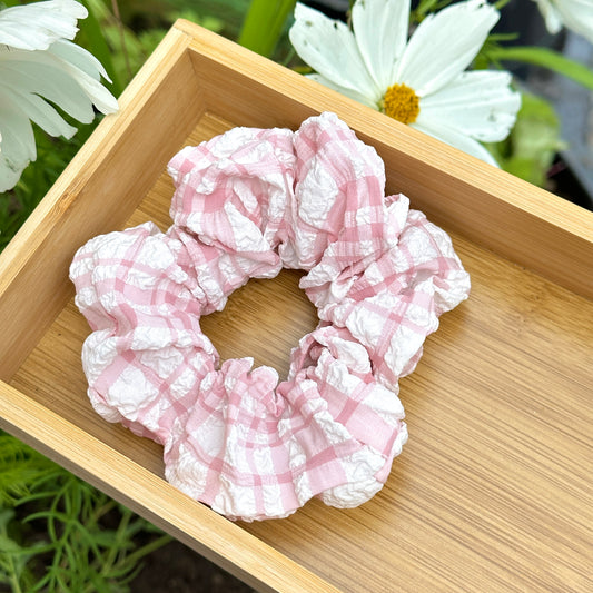 Pink Caro Scrunchie