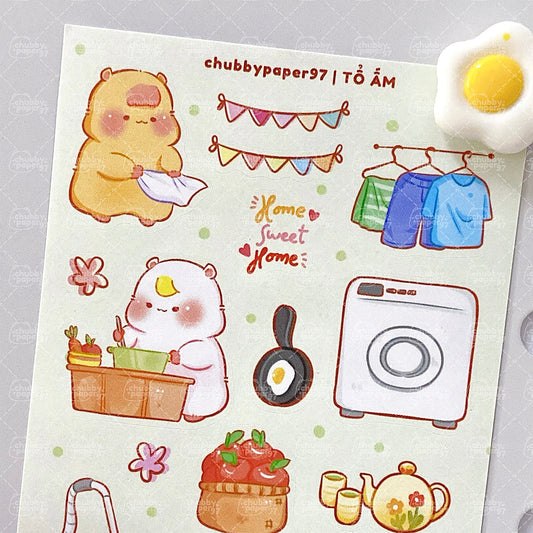 Home Sticker Sheet - Chubby