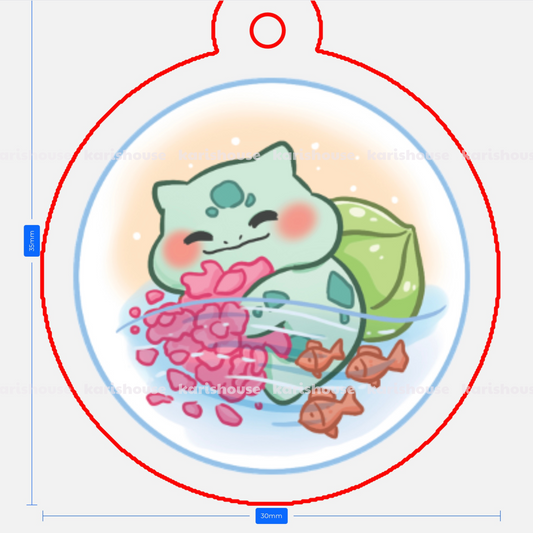 Bulbasaur Phone Charm - Pokemon Collection