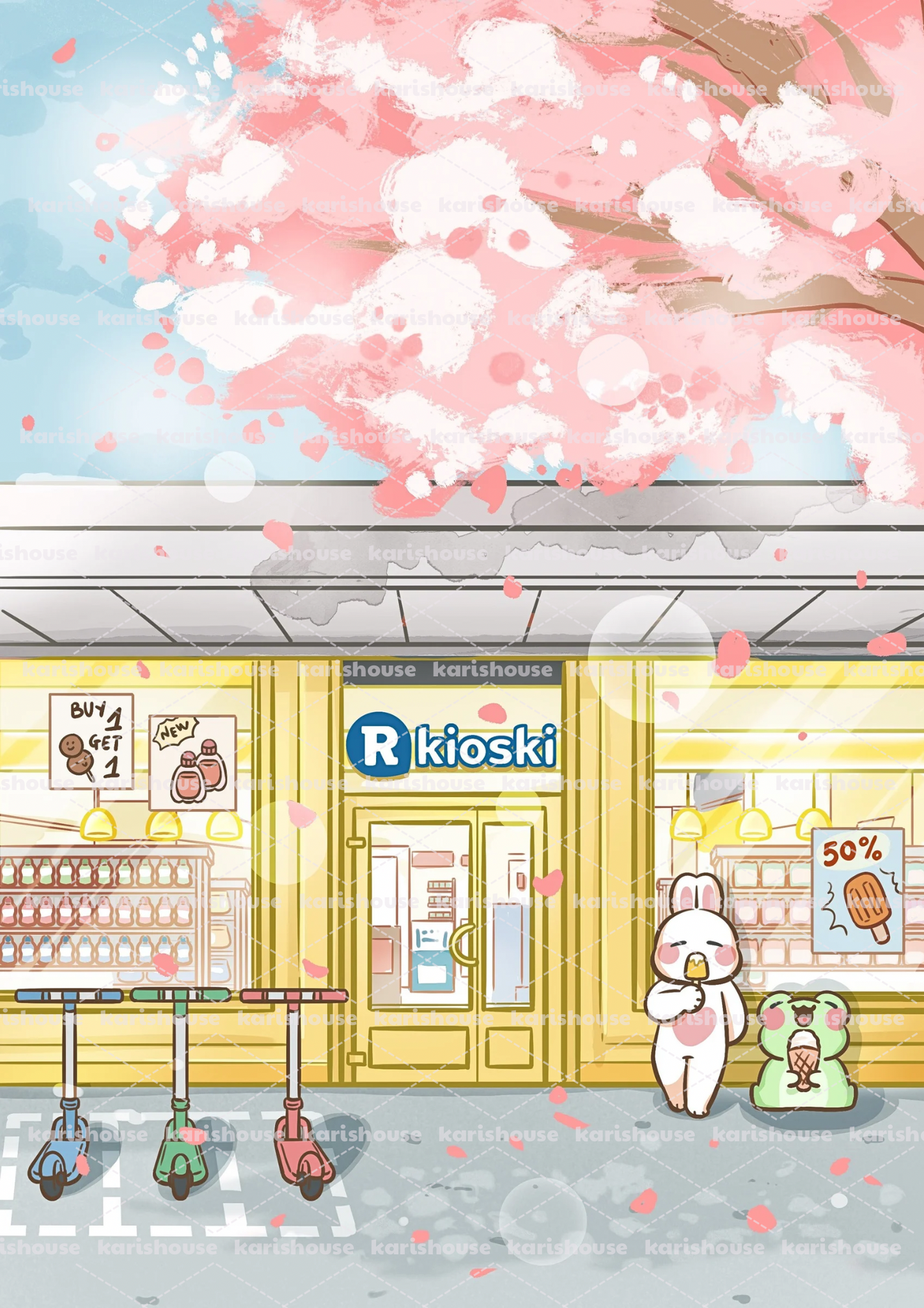 Sakura Postcard