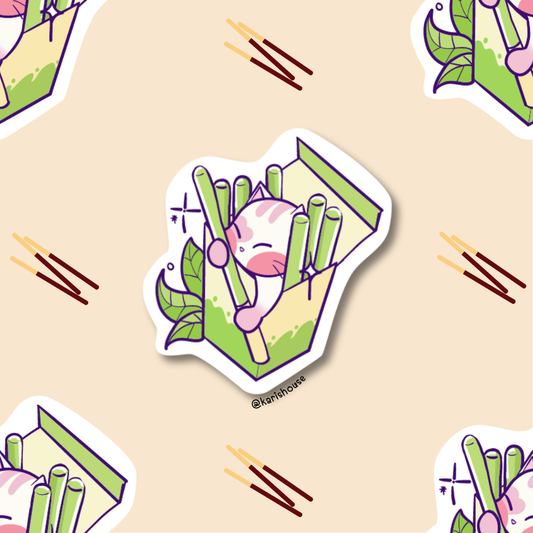 Cat In Food Sticker Collection