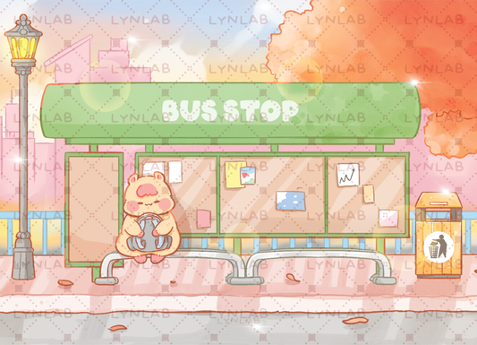 Bus Stop Postcard - LynLab