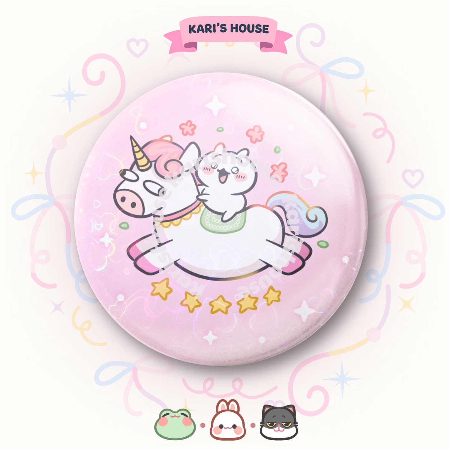 Chiikawa Unicorn Badge/Button Pin