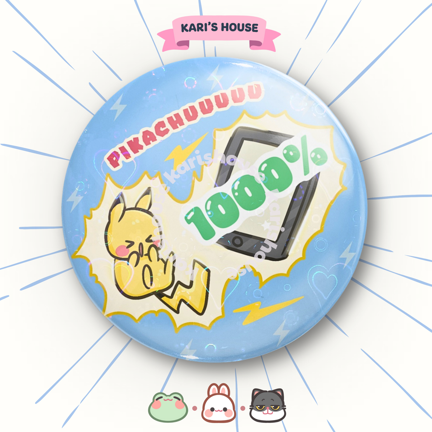 Pikachu Badge/Button Pin