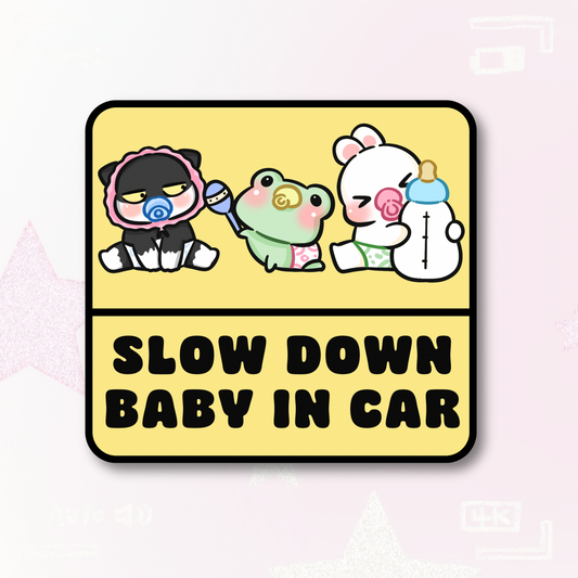 Baby In Car - Car Sticker