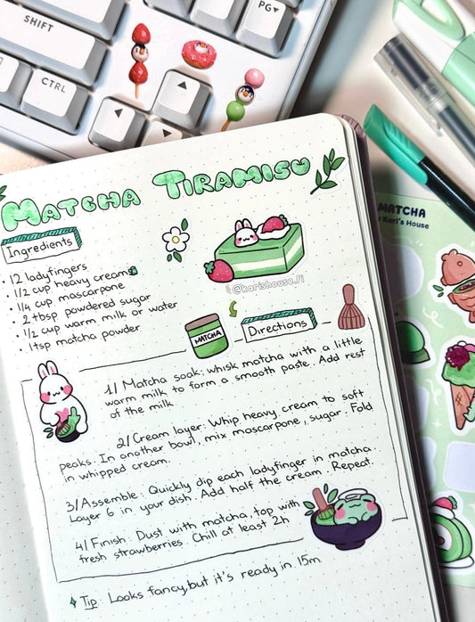 My Matcha Tiramisu Journal