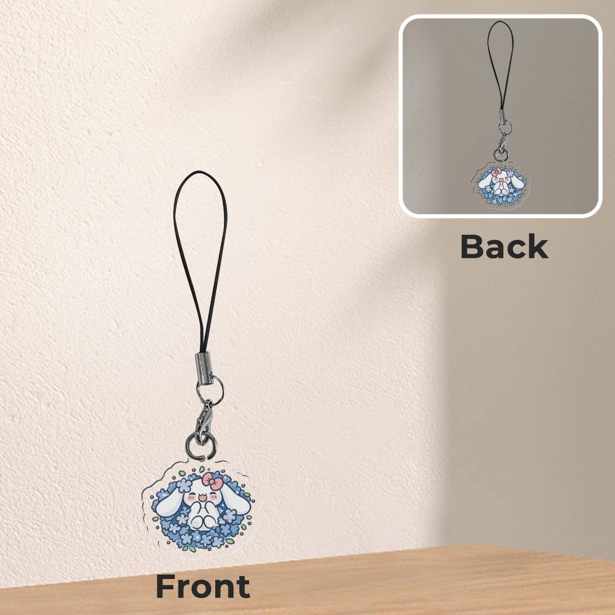 Flower Cinnamoroll Phone Charm