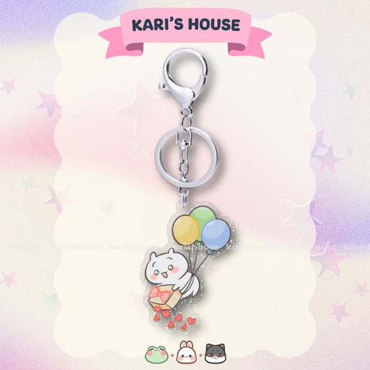 Chiikawa Balloon Acrylic Epoxy Keychain
