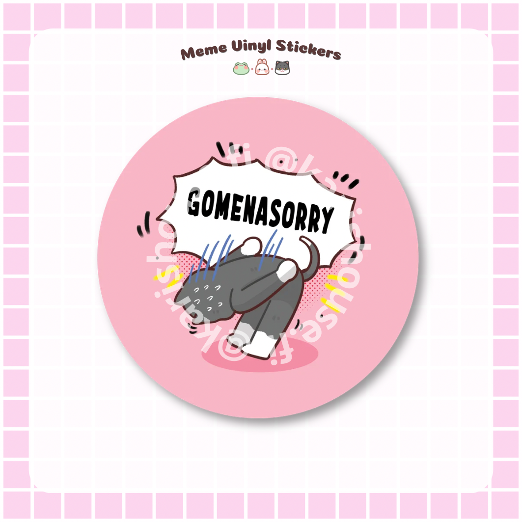 Japanlish Meme Sticker Die Cut