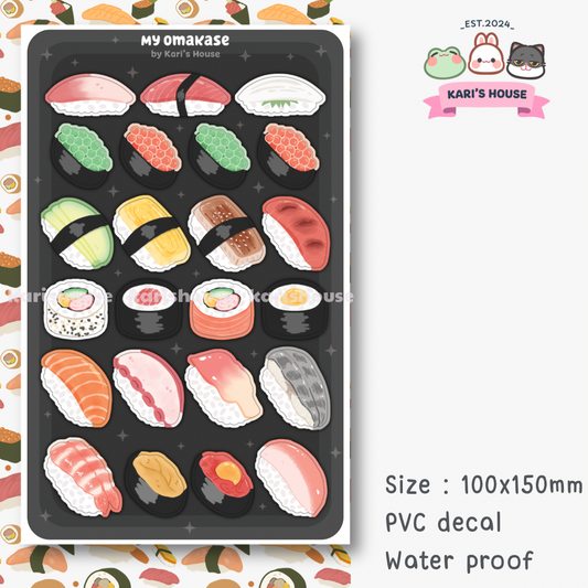 My Omakase Sticker Sheet
