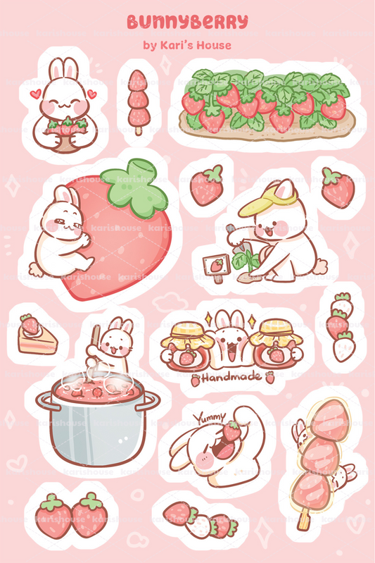 Bunnyberry Sticker Sheet