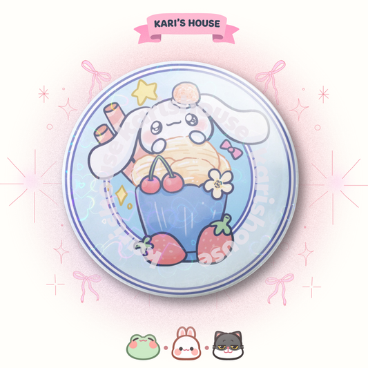 Cinnamoroll Cupcake Badge/Button Pin