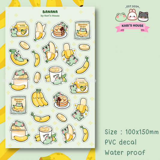 Banana Sticker Sheet