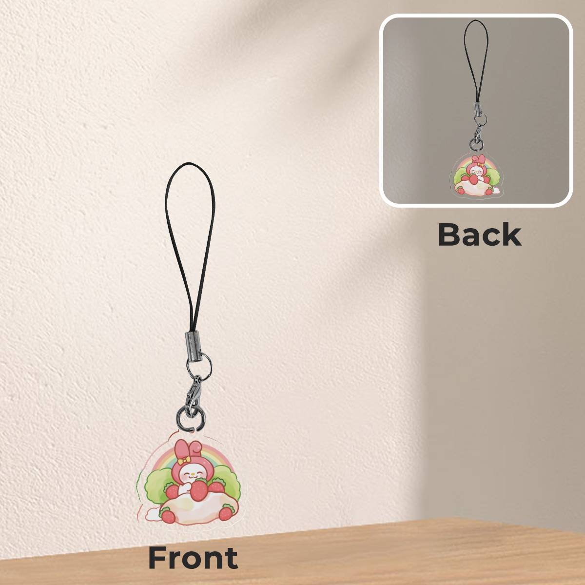 Raibow Melody Phone Charm