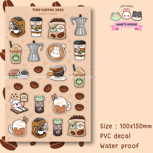 Tiny Coffee Joys Sticker Sheet