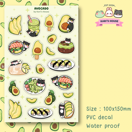 Avocado Sticker Sheet