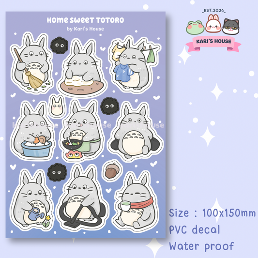 Home Sweet Tootro Sticker Sheet