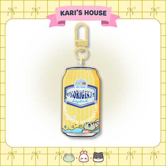 Unoriginal Yellow Drink Acrylic Epoxy Keychain