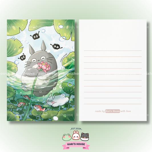 Lotus Hug Postcard