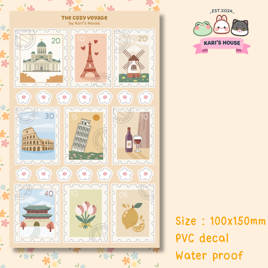 The Cozy Voyage Sticker Sheet