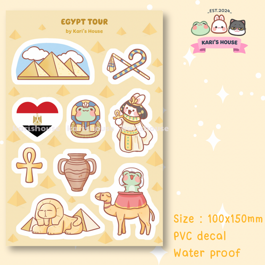 Egypt Tour Sticker Sheet