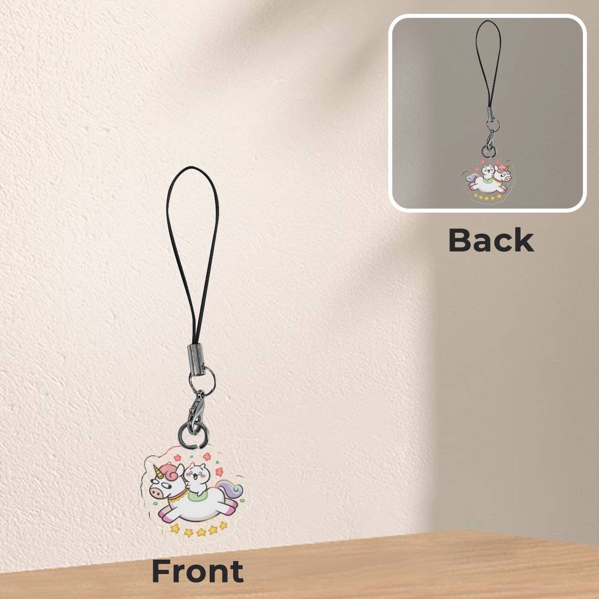 Chiikawa Unicorn  Phone Charm