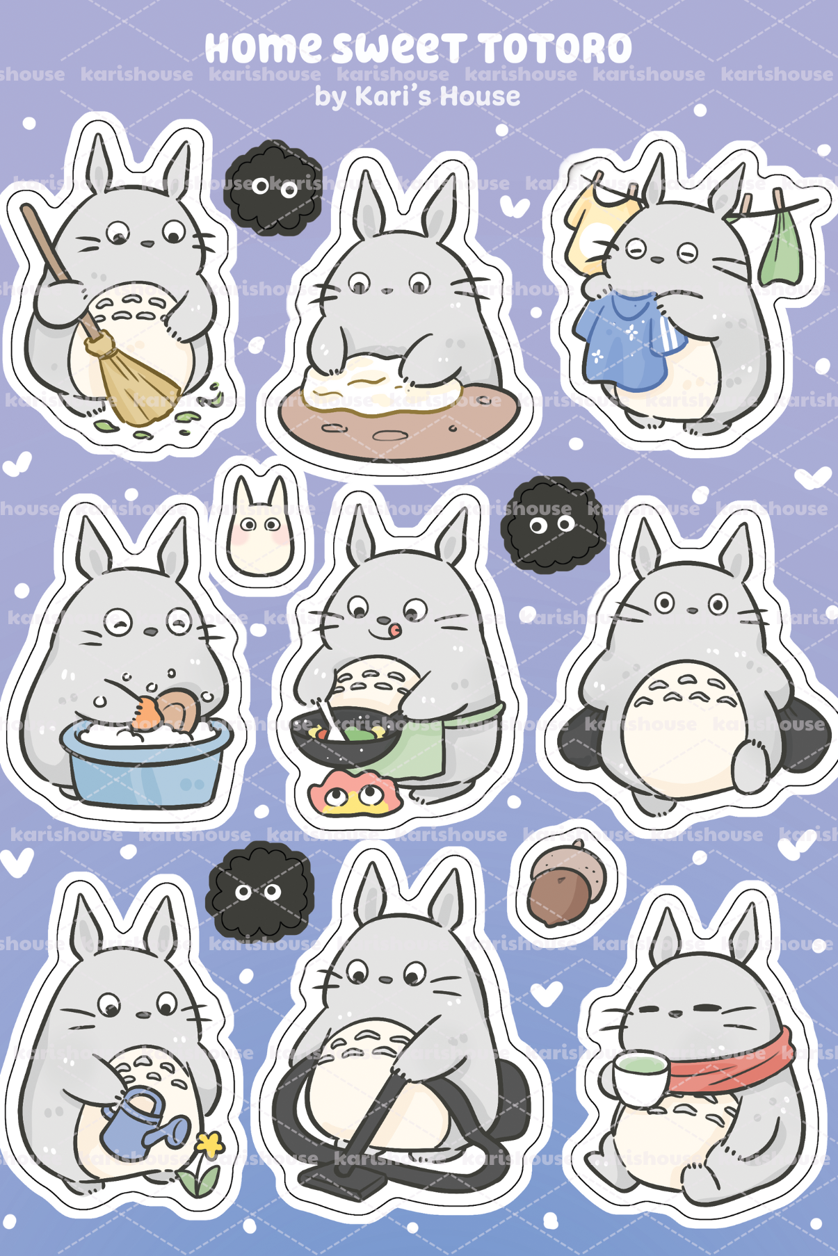Home Sweet Tootro Sticker Sheet