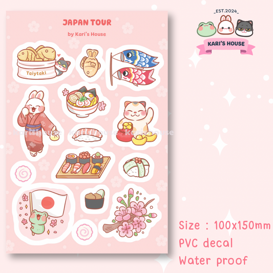 Japan Tour Sticker Sheet