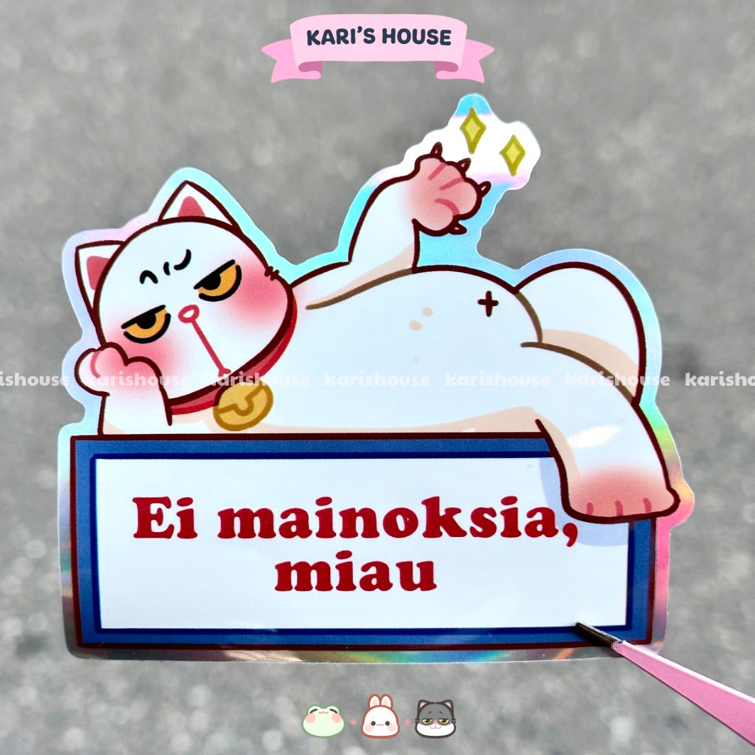 Ei Mainoksia - Door Sticker