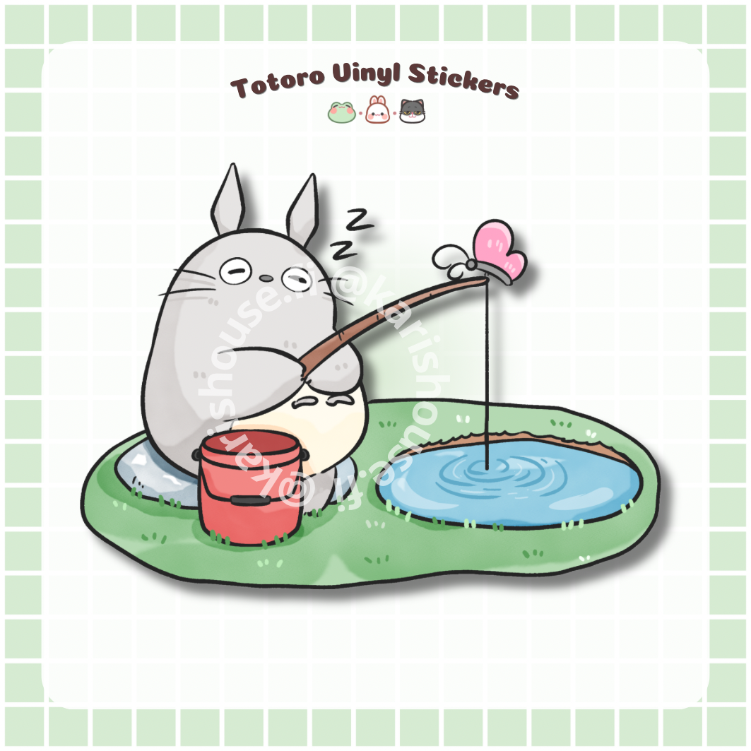 Totoro Sticker Die Cut