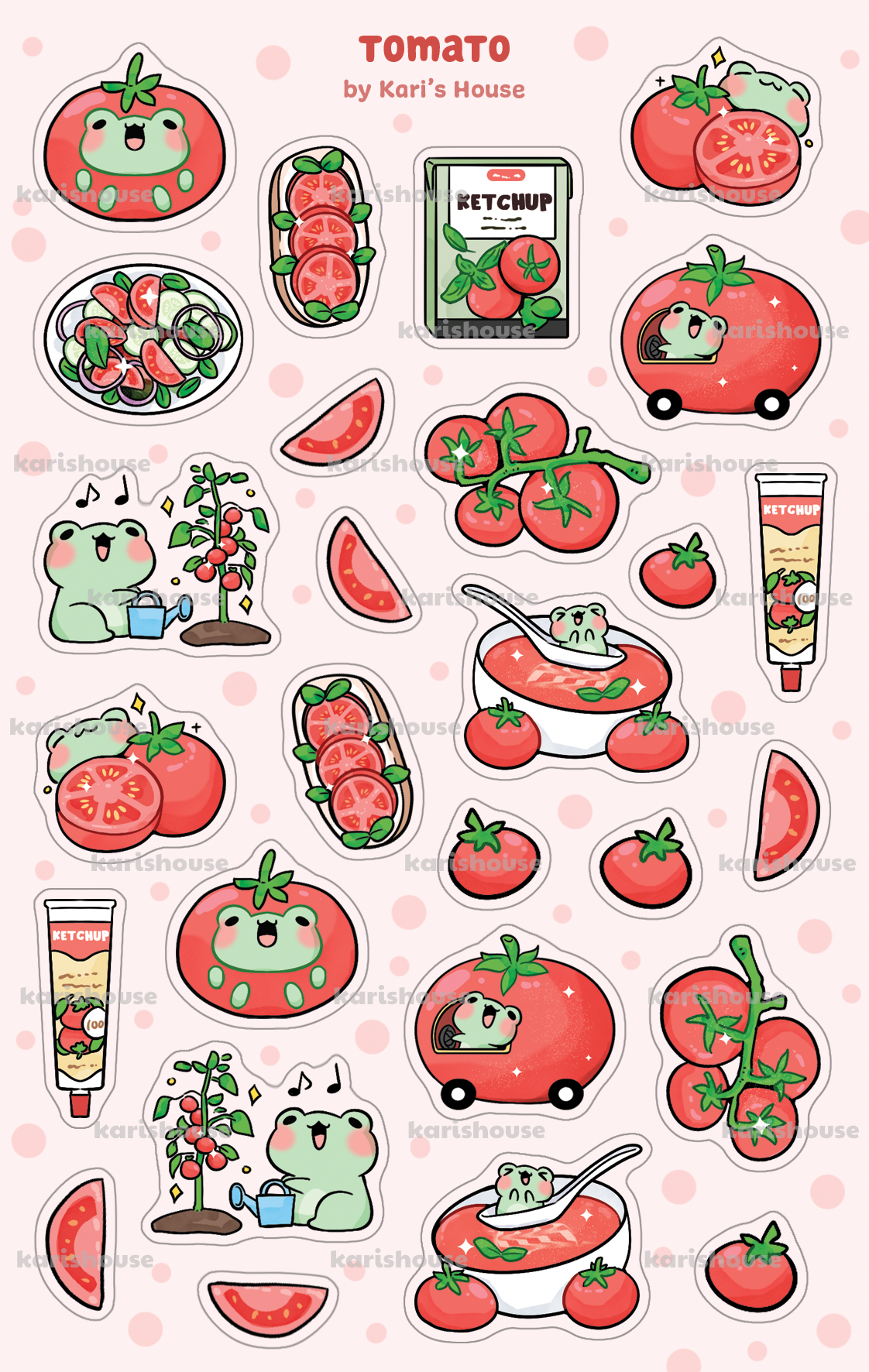 Tomato Sticker Sheet
