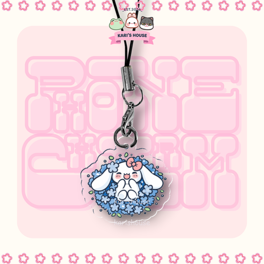 Flower Cinnamoroll Phone Charm