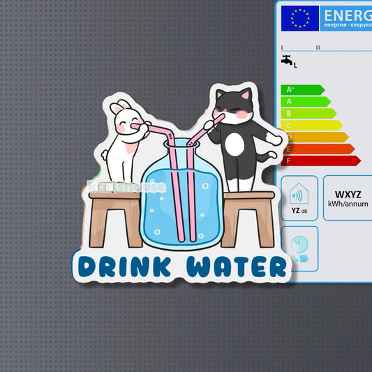 Drink Water Fridge Magnet