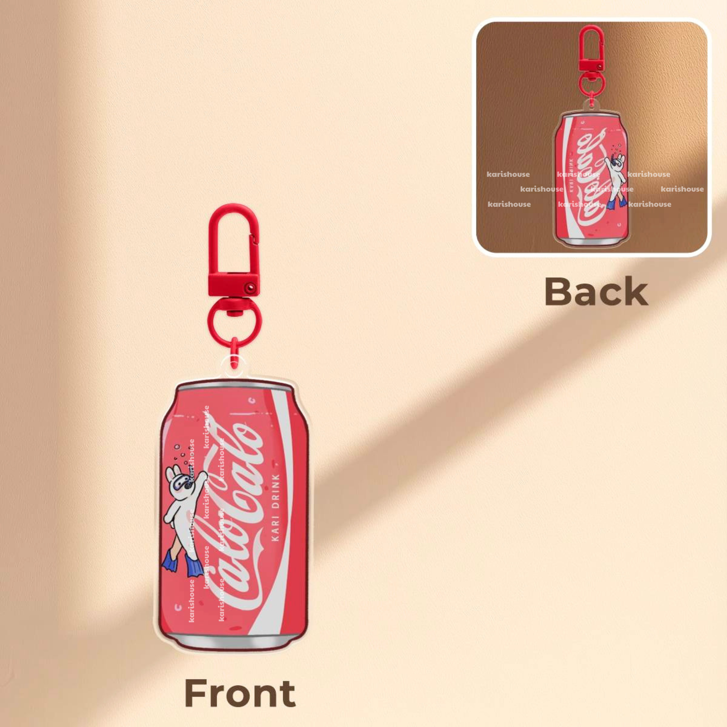 Calo Calo Acrylic Epoxy Keychain
